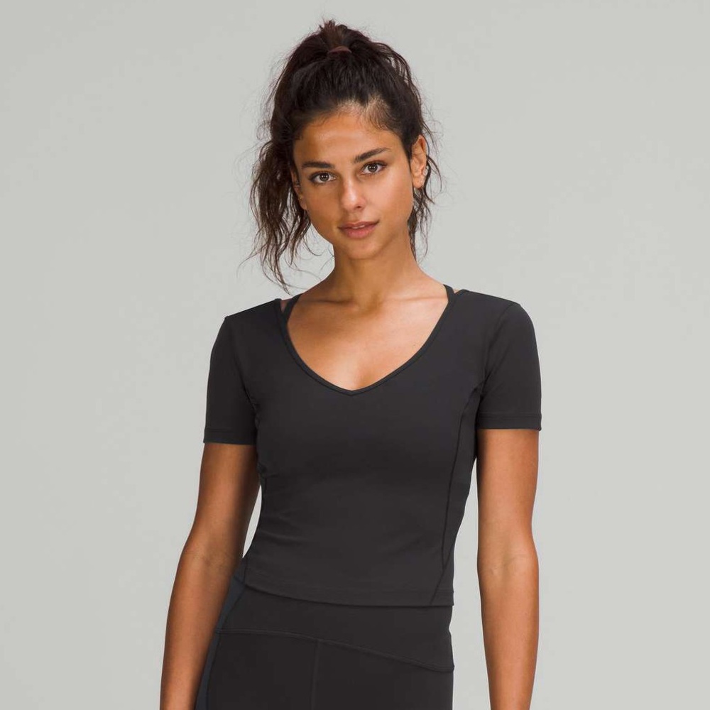 Lululemon align yoga crop tee